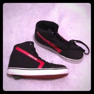 Red/ black HEELYS(hightop)